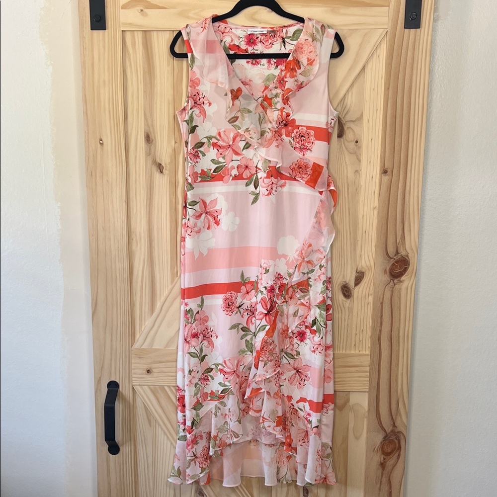 Calvin Klein Floral Sleeveless Dress